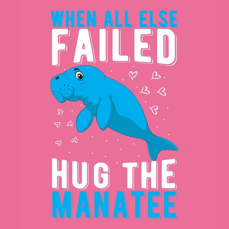 When all else failed hug the Manatee Ozean Seekuh