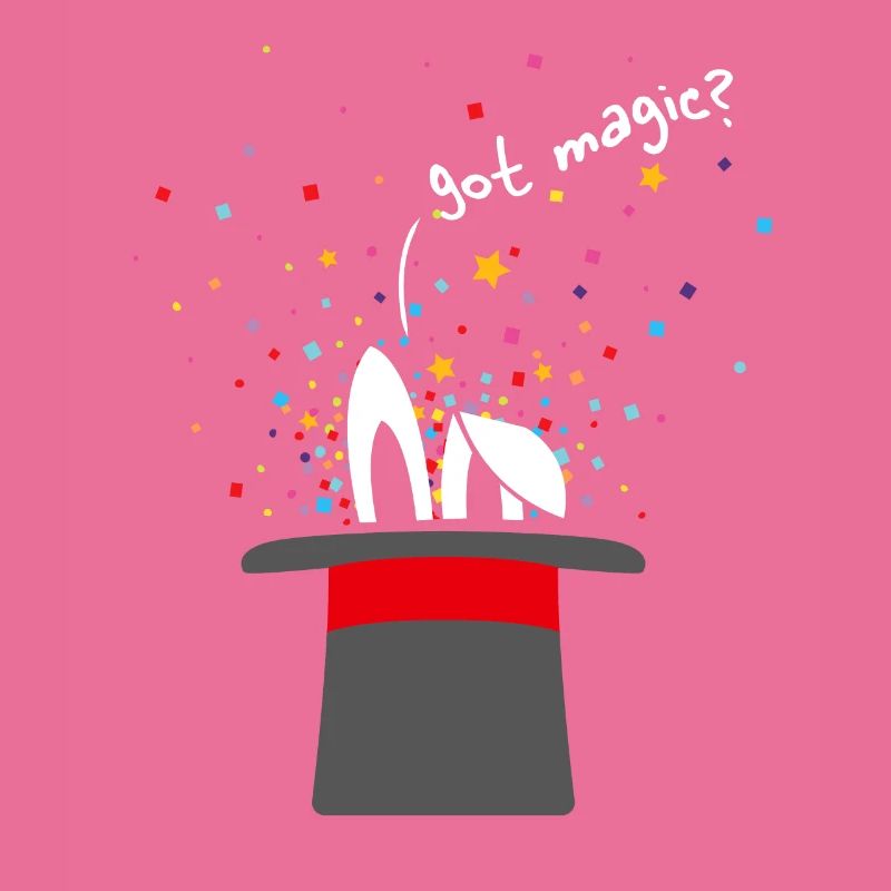 Got Magic Magic Magic Hat Bunny Illusionniste Magicien de scène