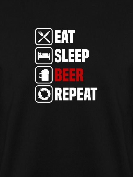 Eat, sleep, beer, repeat