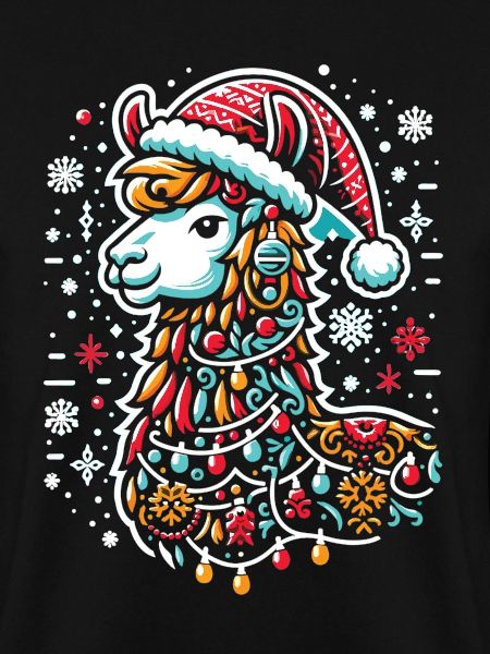Weihnachtslama: Frohes Fest
