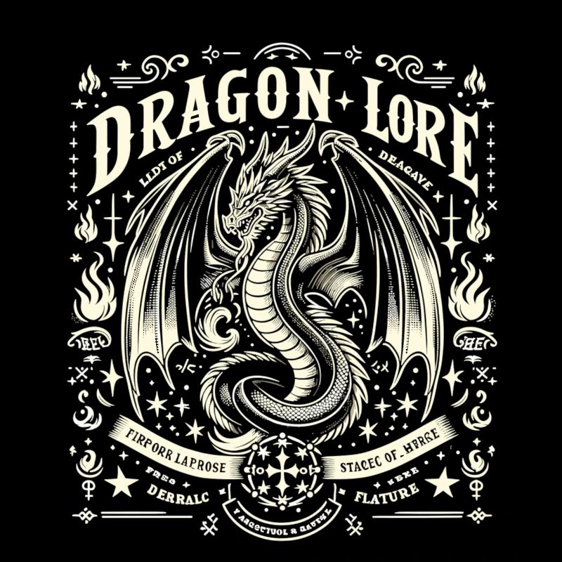 Mythischer Feuerdrache