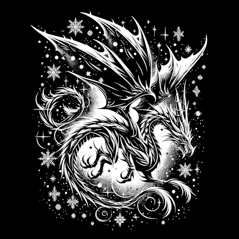 Gothic Ice Dragon Mysticism