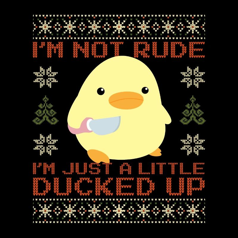 Canard Avec Couteau Meme Je suis canardé jusqu’à Noël moche
