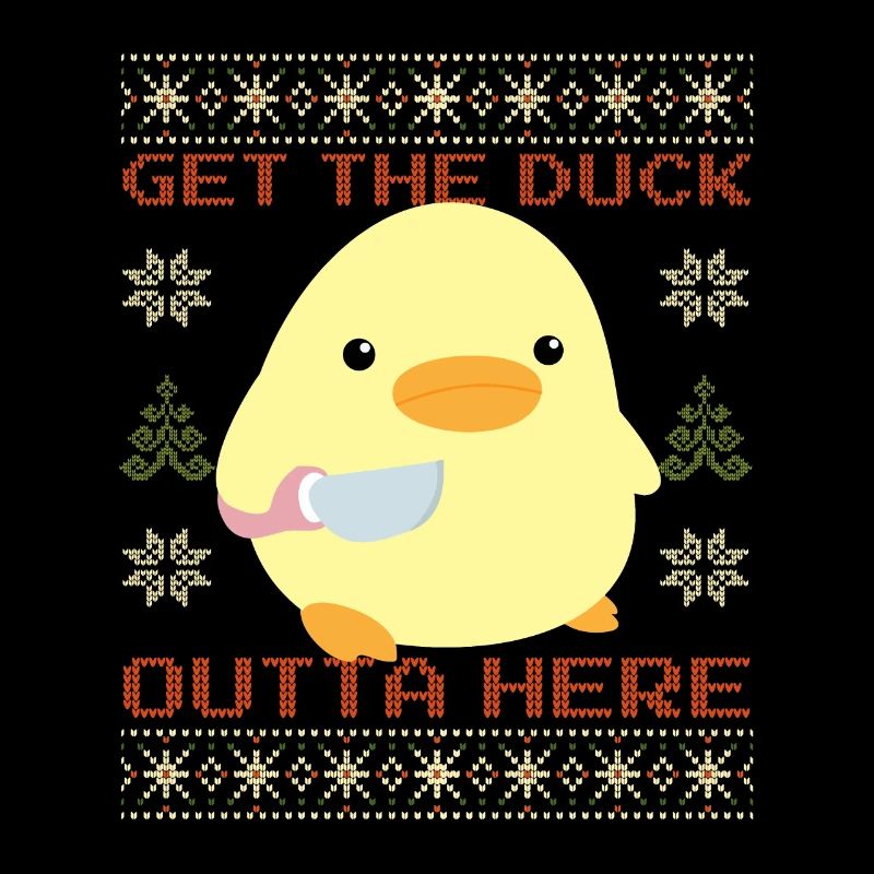 Canard avec couteau Meme - Obtenez le canard moche Noël