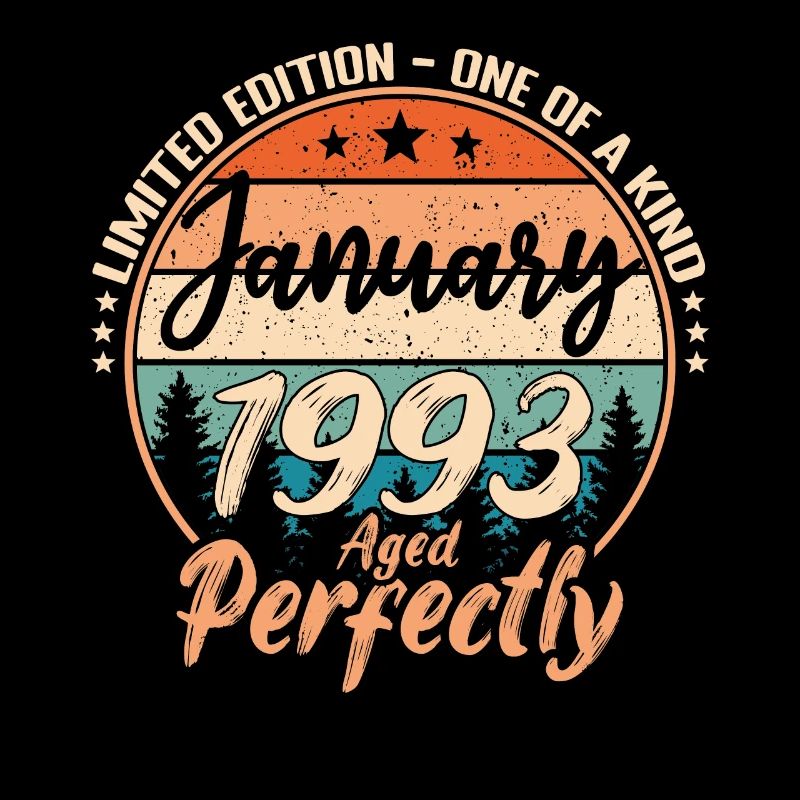 Janvier 1993 anniversaire 1993 légendes Janvier