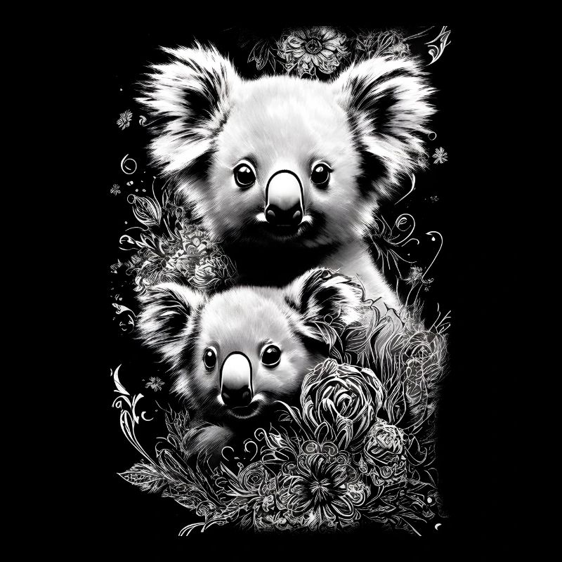 Cute and adorable koala babies