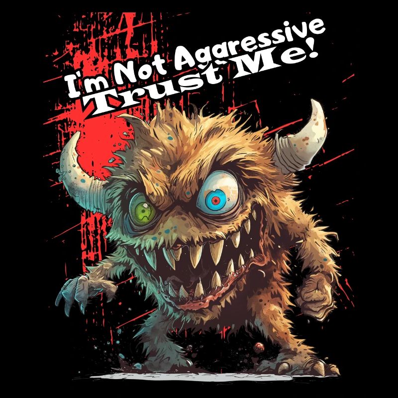 Je ne suis pas agressif croyez-moi, Humour, Spaß, Fun,