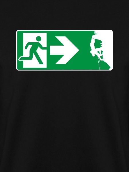 Emergency Exit Climbing Climber
