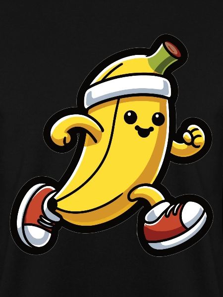 Banane im Laufschritt