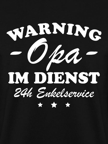 Opa im Dienst Geschenkidee