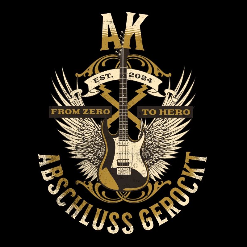 AK Est. 2024 Abschluss Gerockt