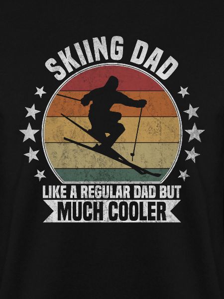 Skiing dad Ski