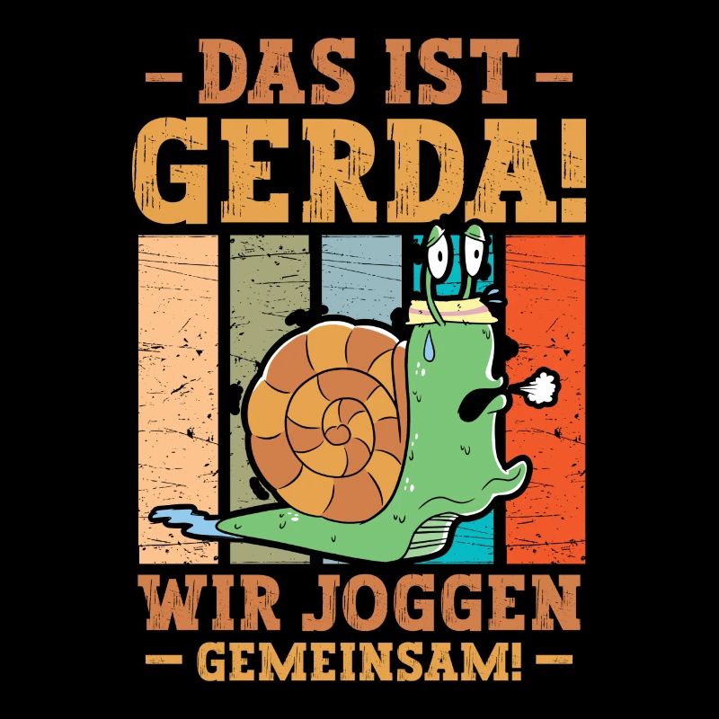 Das ist Gerda! wir joggen gemeinsam!