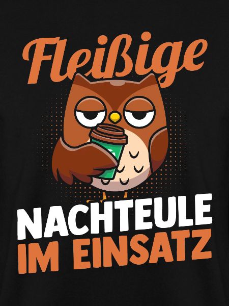 Fleißige Nachteule Nachtschicht