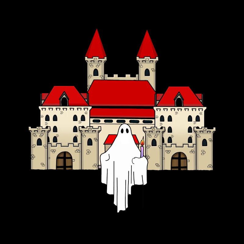 Castle Ghost Spooky Spooky Midnight Haunted