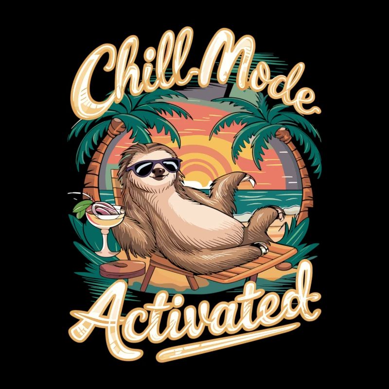 Chill sloth in chill mode