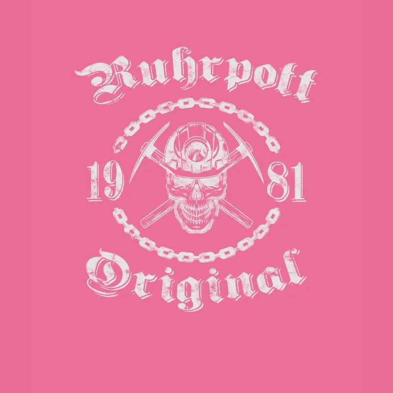 1981 Geburtstag Ruhrpott Original Schädel