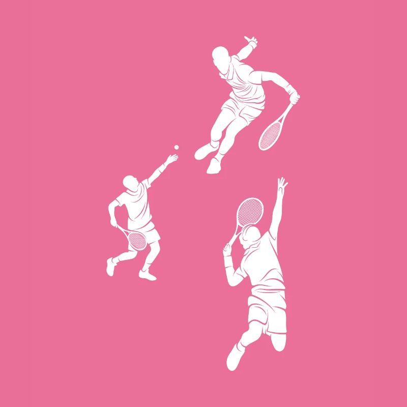 Squash player silhouettes Squash Player