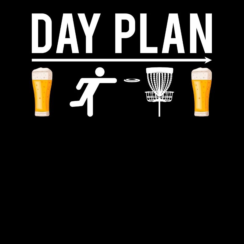 Plan journalier de disc golf Lecteur de disc golf Disc golfeur