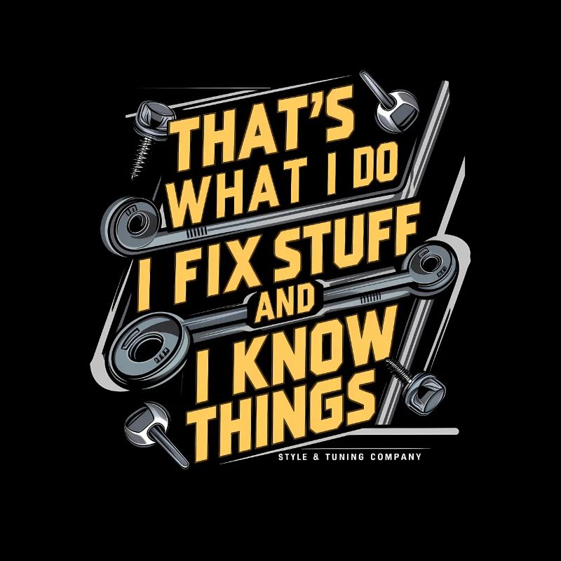 Car mechanic mechatronics technician screwdriver sayings