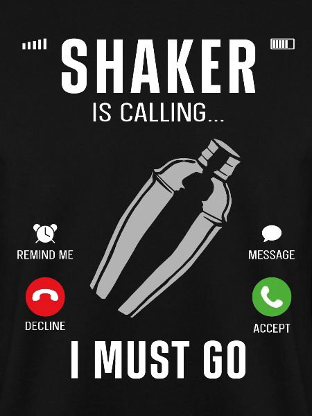 Bartender Mixologist Phone Display