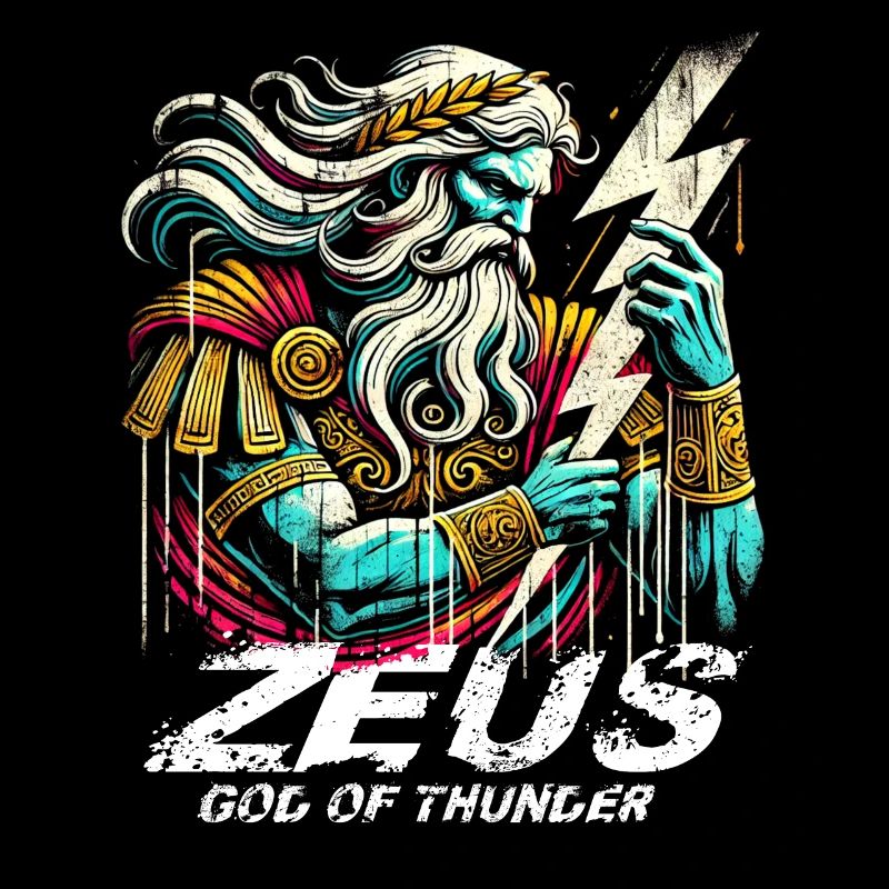 Zeus, dieu grec du tonnerre