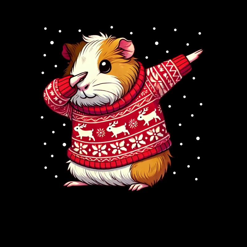 Noël Cochon d’Inde Noël laid Noël