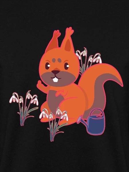 Spring Squirrel Snowdrop Kids