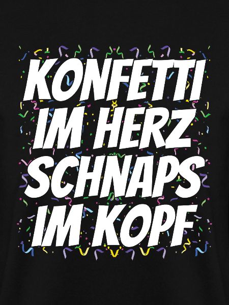Karneval Konfetti Spruch