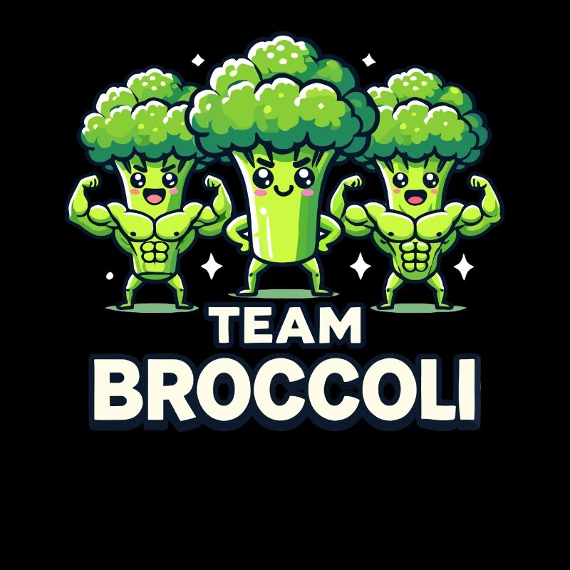 Broccoli, Vegetarian, Vegetables, Team Broccoli