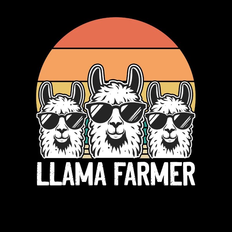 Llama Farmer - Funny Llama Alpaca Farmer