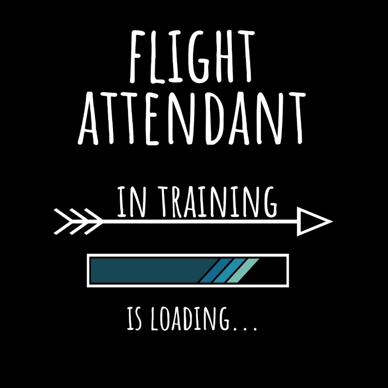 Flight Attendant in Ausbildung Beruf Geschenk