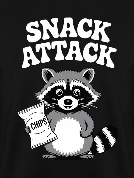 Chips und Waschbär