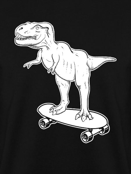 Dinosaur Skateboarding T-Rex Dinosaur