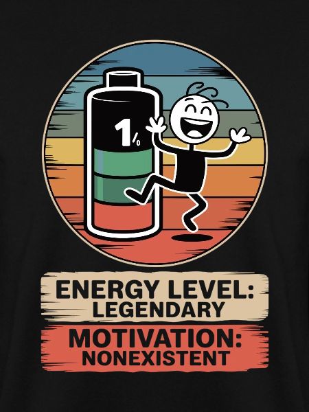1% battery, 100% sarcasm
