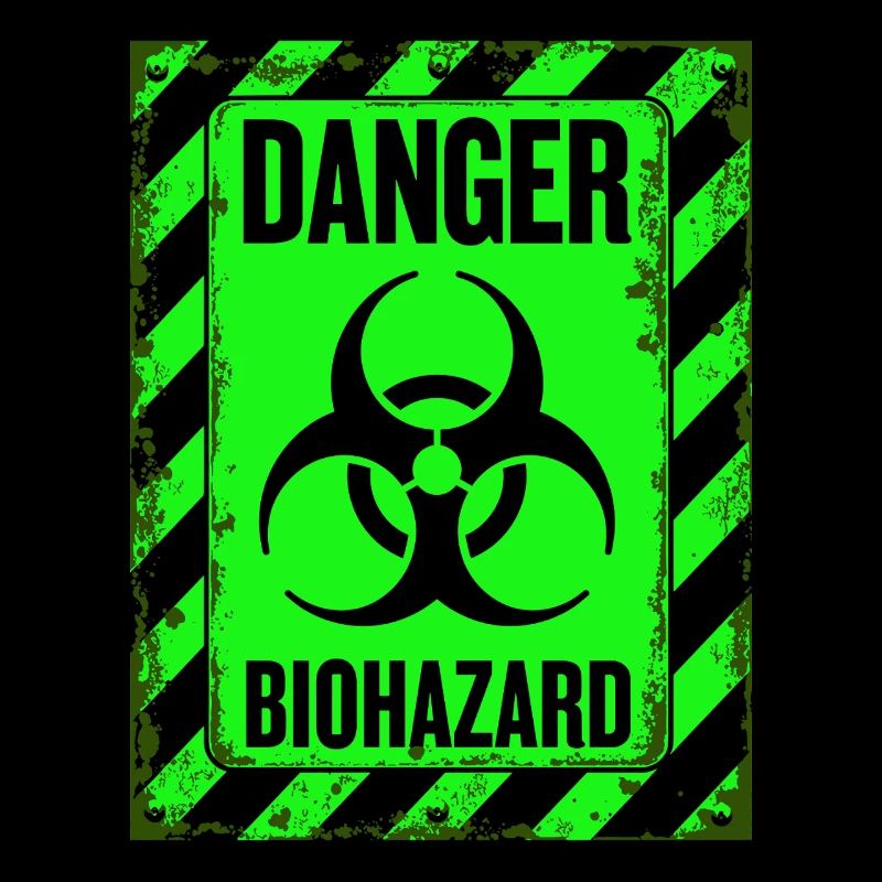 Danger Biohazard Grunge Zombies Apokalypse