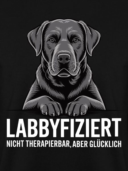 Labbyfiziert black Labrador