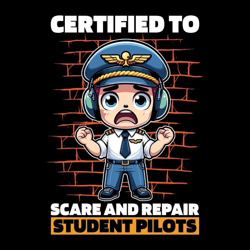 Flight Instructor Certified To Scare Pilot School