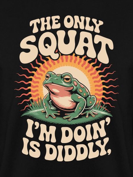 Frosch Faulheit Spruchshirt