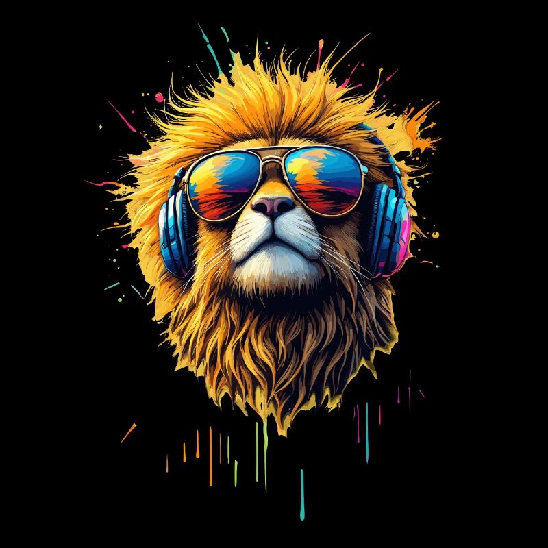 Dj Suricate chat avec lunettes de soleil T-Shirt