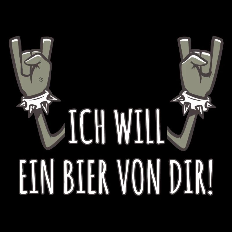 Pommesgabel Spruch Ich Will Ein Bier Von Dir