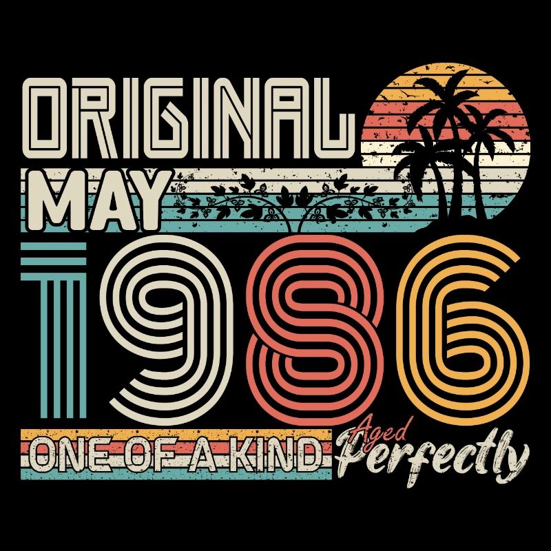 May 1986 anniversary May 1986 gift 1986