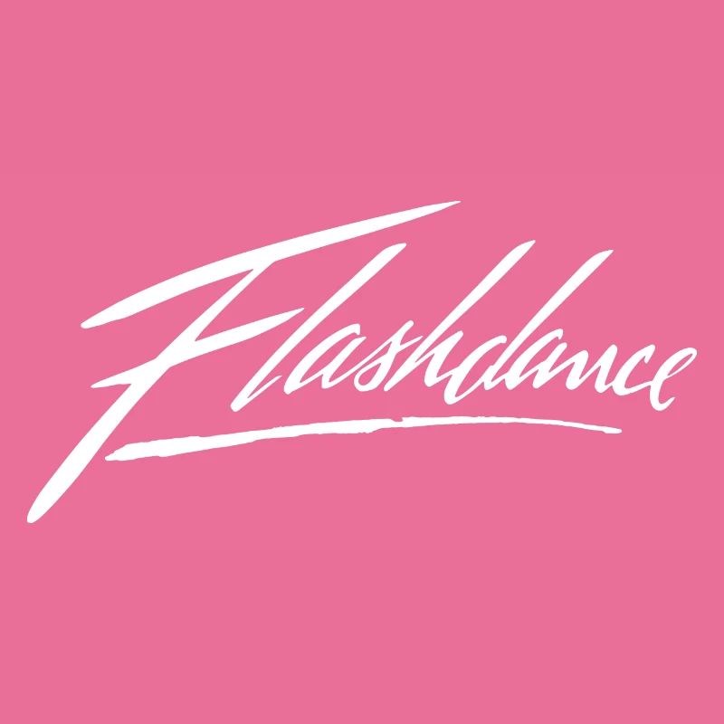 Flashdance Logo En Blanc