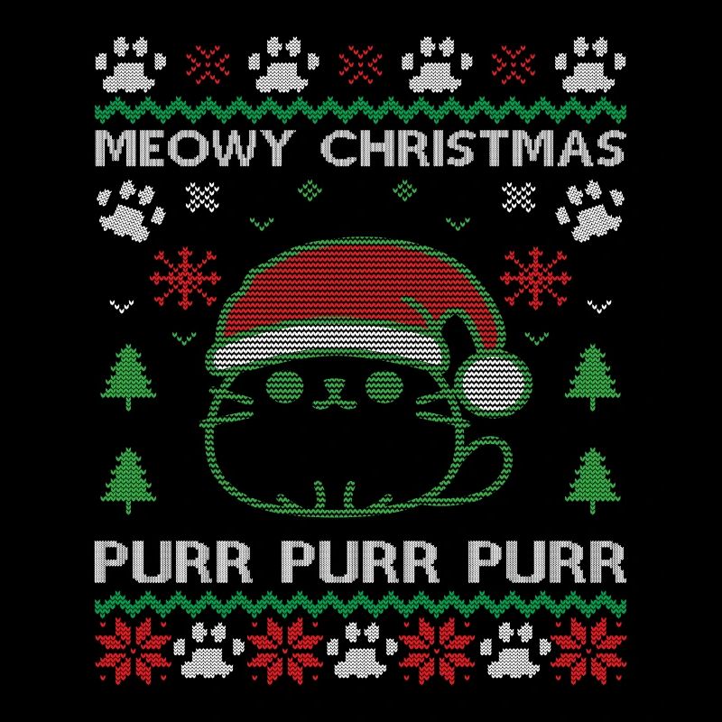 Meowy Christmas Weihnachts Ugly Pullover Katzen