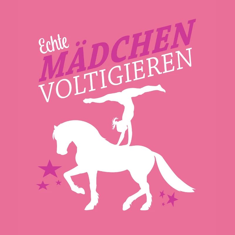 Echte Mädchen Voltigieren I Volti Spruch