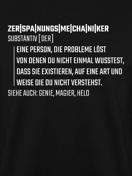 Zerspanungsmechaniker Dreher Geschenk