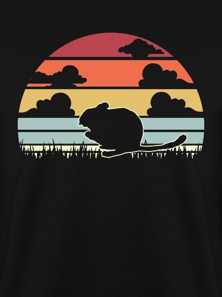 Degu retro Nagetier