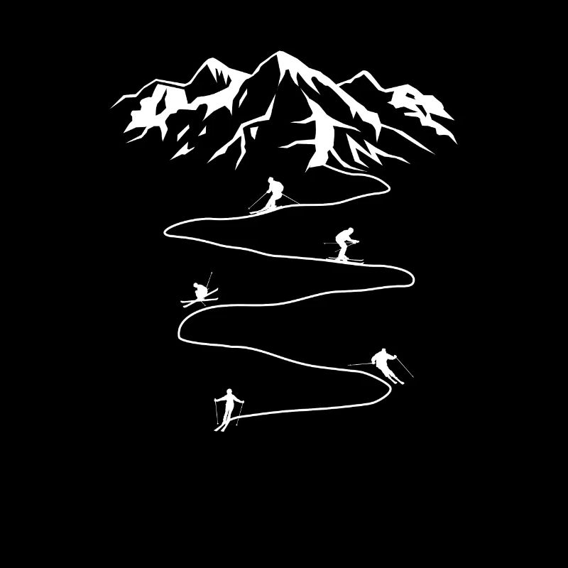 Skier Alps Mountains Skiing Mountain Panorama Ski