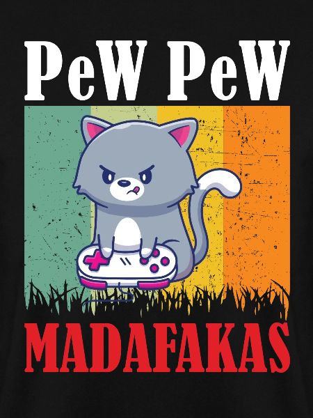 Gaming Cat Pew Pew