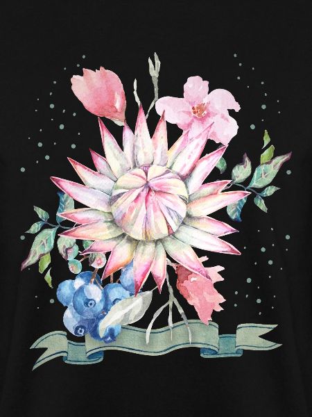 Protea-Aquarell, Protea-Illustration